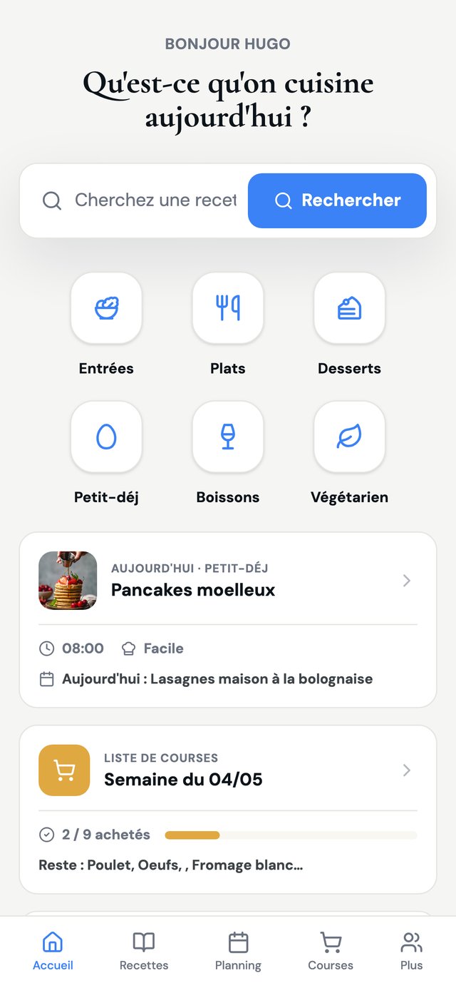 Assistant IA CookStor répondant à une question culinaire