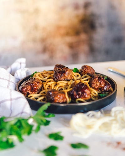 Spaghetti aux boulettes